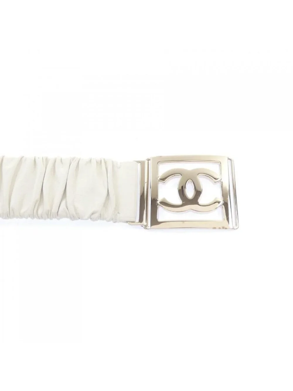 Chanel Belt White